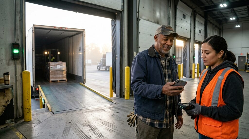 SaaS Logistics Orchestration Platform Reducing Driver Dwell Time by 60 Mins / Trip