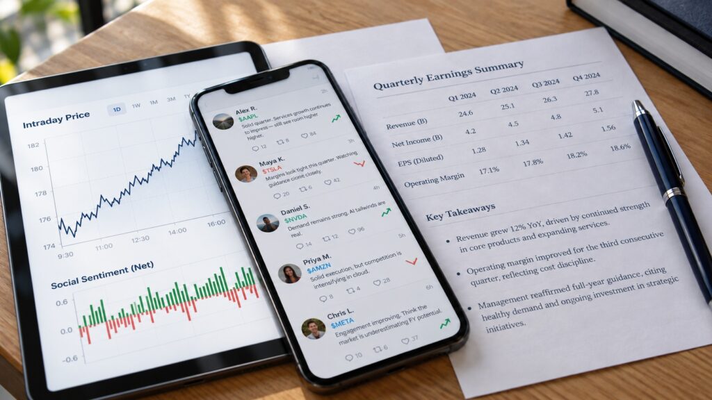 Intraday Social Sentiment Platform for an Institutional Investment Firm